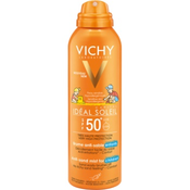 Vichy Idéal Soleil Capital nežno zaščitno pršilo proti pesku za otroke SPF 50+ 200 ml