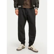 Jack & Jones Spodnji del trenirke Bill Urban Edge 12263026 Črna Relaxed Fit