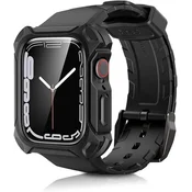 shumee OVITEK ZA APPLE IWATCH SERIES 9/8/7/6/5/4/SE 44/45mm FLEKSIBILNO S PASOM