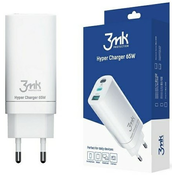 3MK HyperCharger 65W 2xUSB-C + 1xUSB-A charger GAN, PD + QC