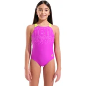 Arena painterly v back junior fuchsia 140cm