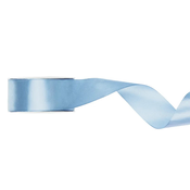 PartyDeco Satenasti trak – Svetlo megleno modra 38 mm/25 m