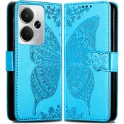 GS Preklopni ovitek za Realme 14 5G/Realme 14T 5G, metuljček, moder