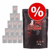 Varčno pakiranje Catz Finefood Purrrr vrečke 16 x 80/85 g - Št. 103 piščanec (16 x 85 g)