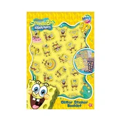Naljepnice Spužva Bob Skockani – Glitter Sticker Booklet A5