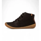 El Naturalista unisex. 257461101005_001 Usnjeni gležnjarji N5746 črni (42), Črna, Ravna stran, Zip, Priložnostno
