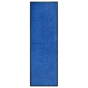 Vidaxl Pralni predpražnik moder 60x180 cm