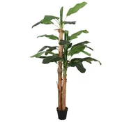 shumee vidaXL Umetno bananovo drevo, 19 listov, 180 cm, zeleno