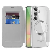 Etui SmartMag Book z Magsafe tehnologijo in RFID denarnico za Samsung Galaxy A57 - gray