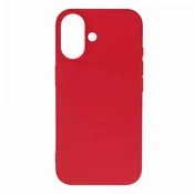 WOZINSKY Etui pokrowiec na Samsung Galaxy S24 FE Liquid Silicone Case MagSafe - rdeč