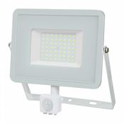 V-TAC 50W LED reflektor s senzorjem SMD, čip SAMSUNG, bel Farba svetla: Topla bela