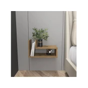 Hanah Home Lara nocni ormaric, 45x26,8x22 cm, Smeda