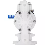 VEVOR Zračna dvojna membranska črpalka QBY4-15 13x13 cm bela