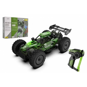 Teddies Avto RC buggy plastika 22cm kit 24MHz baterija zelena