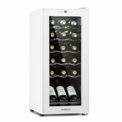 Klarstein Shiraz 18 Slim Uno, vinoteka, 50 l, 18 boca, touch screen, 138 W, 5 – 18 °C, crna