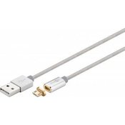 USB polnilno/podatkovni kabel z magnetnim nastavkom Micro USB