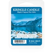Kringle Candle Tranquil Winter dišeča sveča 64 g