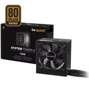 BE QUIET SYSTEM POWER 9 700W, 80 PLUS Bronze efikasnost (do 89%) polumodularno napajanje