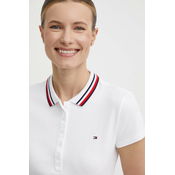 Polo majica Tommy Hilfiger za žene, boja: bijela, WW0WW42749