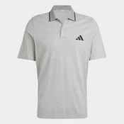 ADIDAS SPORTSWEAR Funkcionalna majica Essentials svetlo siva/črna