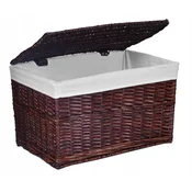 Gockowiak Pleteni zaboj 105L 66x40x40 cm rjave barve