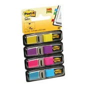 Ozek indeksni listek Post-it, 11,9 x 43,1 mm, neonske barve