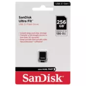 SanDisk USB ključ Ultra Fit, 256GB, USB 3.1