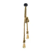 LED luster na sajli ROPE 2xE27/10W/230V