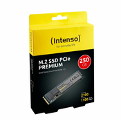 SSD M.2 NVMe Intenso Gen.3x4 250GB 3835440 Read 2100MBs/Write 1100MBs