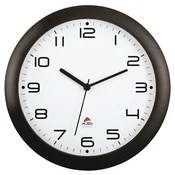 Zidni sat, 30 cm, ALBA Hornew, crni HORNEW N
