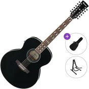 Ibanez AJ7012M1E-BK Standard SET Black 12 strunska elektroakustična kitara