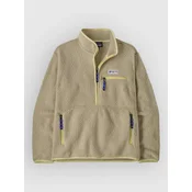 Patagonia Retro Pile Marsupial Half-Zip Fleece Sweater weathered stone