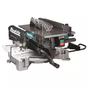 MAKITA Aku stolní a pokosová pila s AWS 260 mm Li-ion XGT 40V, bez aku LH001GZ