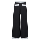 Karl Lagerfeld Lahkotne hlače & Harem hlače CLASSIC KNIT PANTS Črna