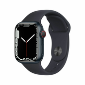 Apple Watch Series 7, OLED, Ekran osjetljiv na dodir, 32 GB, Wi-Fi, GPS, 32 g