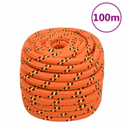 Brodski konop narancasti 20 mm 100 m od polipropilena
