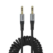 Hoco AUX kabel z 3,5-mm priključkom na 3,5-mm priključek Hoco, 1,5 m, UPA33, črn