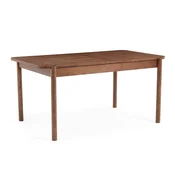 Miza Burleson 468 (Rjava) Rjava, 75x90x160cm, PodaljšanjePodaljšanje, Naravni furnir, MDF plošča, Les