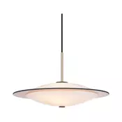 Halo Design 743629- Luster na sajli ORBIT 3xG9/7W/230V precnik 40 cm bela/mesing/zadimljeno.