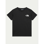 THE NORTH FACE Majica TEEN  črna / bela