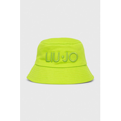 Bombažni klobuk Liu Jo zelena barva
