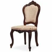 Casa Padrino luxury baroque dining room chair beige/dark brown - Exquisite baroque furniture