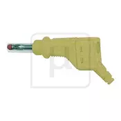Banana 4mm MultiContact XZGL-425, žuta