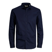 JACK & JONES Muška košulja Slim fit JPRBLACARDIFF SHIRT L/S NOOS teget