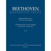 BEETHOVEN:PIANO CONCERTO NO.3 C MINOR OP.37 STUDY SCORE