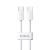 Polnilni in podatkovni 60W USB-C v USB-C kabel Mcdodo CA-5690 - 480Mbps - 1m - white