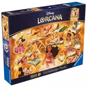 Ravensburger Puzzle Disney Lorcana - Utrinki kraljestva: Jantar 1000 koščkov