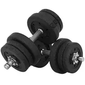 Homestar Set uteži 25 kg 45x21x21 cm črna