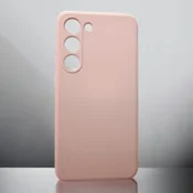 Infostyle Silikonski ovitek Candy za Samsung Galaxy S23 Ultra Svetlo roza/TPU silikon