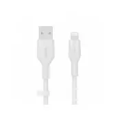 BELKIN BOOST CHARGE Flex Silicone cable USB-A to Lightning - 3M - White (CAA008bt3MWH)